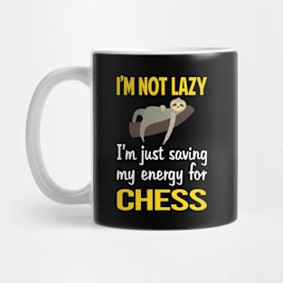 Funny Lazy Chess Mug